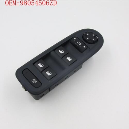 NEW Automobile Electric Window Lift Switch for Citroen C5 Peugeot 408 508 Part Number:98053458ZE 98054506ZD