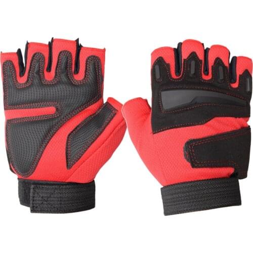 Gym Gloves Half Finger Breathable Weightlifting Fitness Gloves Men Women Exercise Training Wrist Sports Gloves Anti-Skid Glove