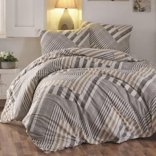 Crystal 100% Cotton Bedding Set, Home Textile Bedding Set, Bedspread, Duvet Cover Flat Sheet Pillow Case Wholesale Turkey Velda