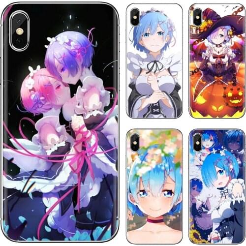 Silicone Bag Case Re ZERO Ram Rem In Another World For iPod Touch For iPhone 11 Pro 4 4S 5 5S SE 5C 6 6S 7 8 X XR XS Plus Max