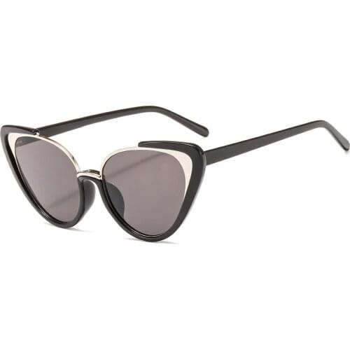 MINCL Vintage Oversized Butterfly Sunglasses Women Men 2019 New Big One Piece cat Sun Glasses Unisex Eyewear Summer UV400 NX