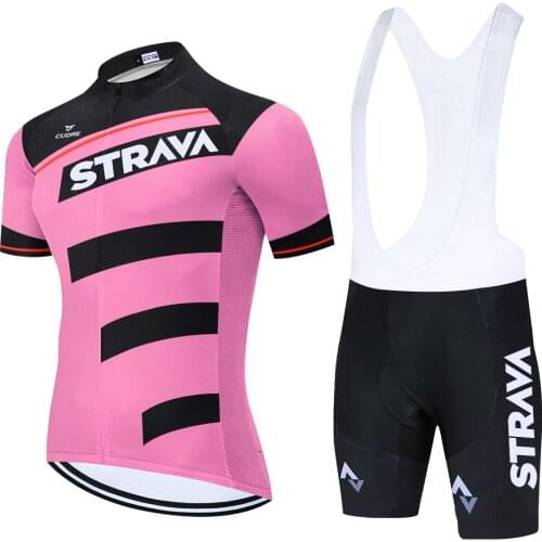 2021 STRAVA TEAM Cycling Jersey Ropa Ciclismo Hombre Bicycle Clothing Men Summer Bicycling Jerseys 20D Pad Bike Pants