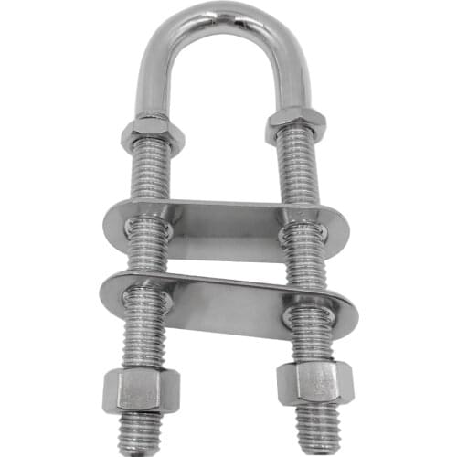 304 Stainless Steel Boat Stern Bow Eye U Type Bolt Tie Down 3/8inch x 3inch