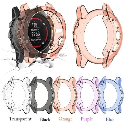 Ultra-thin Soft TPU Protector Case Cover Protective Shell For Garmin Fenix 5X Fenix5X Smart Watch Protector Silicone Cases