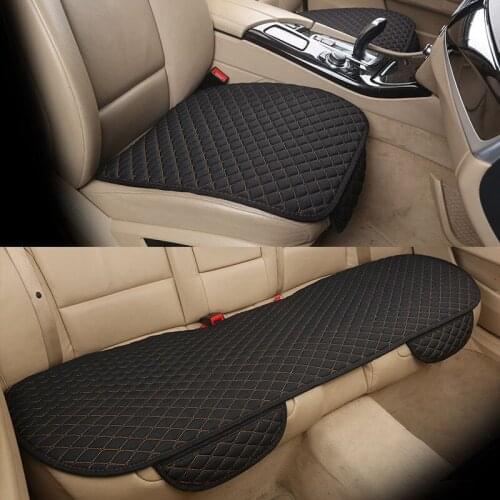 3PCS / Universal Car Seat Cushion Front and Rear Seat Cover Car Seat Pad Car Accessories Car-Styling
