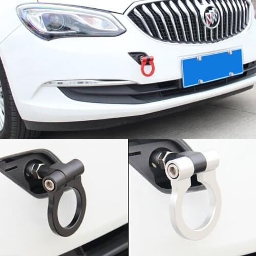 Universal Car Tow Hook, Aluminum Alloy Front / Rear Towing Kit, Auto Towing Eye Accessories BMW E30, E36, E46, E80, E81, E90