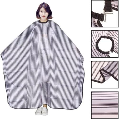 Waterproof Stripe Hair Cutting Apron Cape Hair Styling Supplies Salon Barber Gown High Quality Haircut Hairdressing Barber Cloth