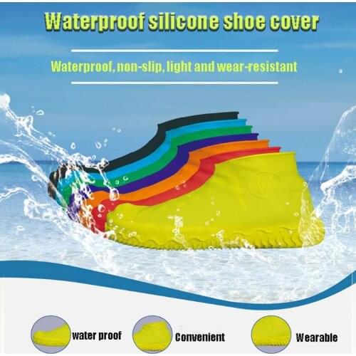 Boots Waterproof Shoe Cover Silicone Material Unisex Shoes Protectors Rain Boots for Indoor Outdoor Rainy Days Reusable