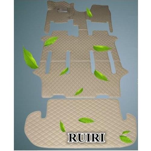 High quality! Custom special floor mats for Right Hand Drive Toyota Estima 7 8 seats 2017-2007 waterproof carpets,Free shipping