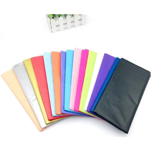 10Sheets/bag Tissue Paper Flower 50*66cm Gift Packaging Home Decoration Festive & Party Wedding DIY Gift Packing Supplies