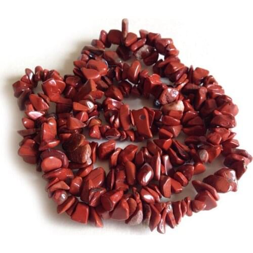 3-5x6-8mm Red Jaspers Beads Natural Freeform Chips Beads For Jewelry Making Beads Bracelets 32'' Needlework DIY Beads Trinket