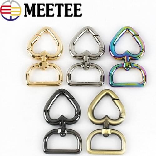 4/10pcs Metal Buckles For Bag Handbag Strap Clasp Keyring Dog Chain Swivel Trigger Clips Snap Hook DIY Leather Craft F1-6