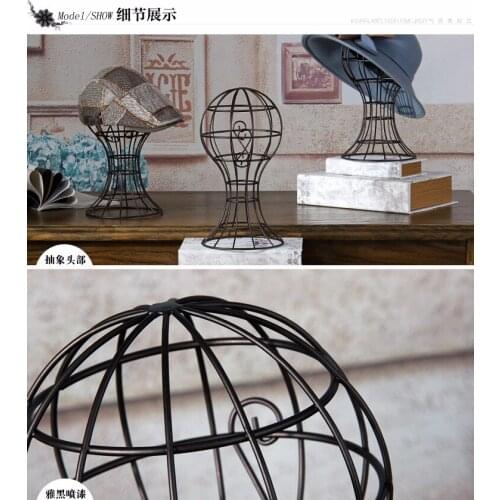 Free Shipping!! Fashionable New Style Metal Head Mannequin Head Manikin Factory Direct Sell