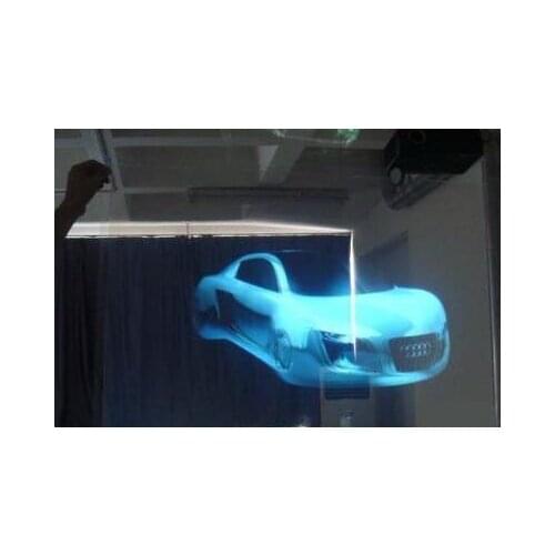 Fast shipping! Transparent Size 1.524m*6m holographic film Rear Projection film/foil for window display