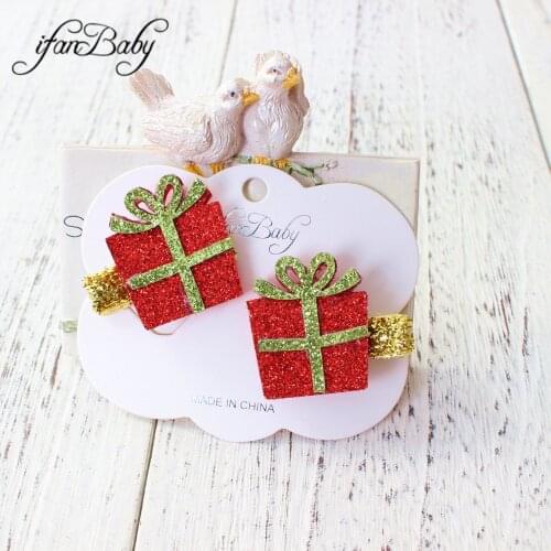 2020 Christmas Hair Clip Flower Headwear Kids Girl Accessories