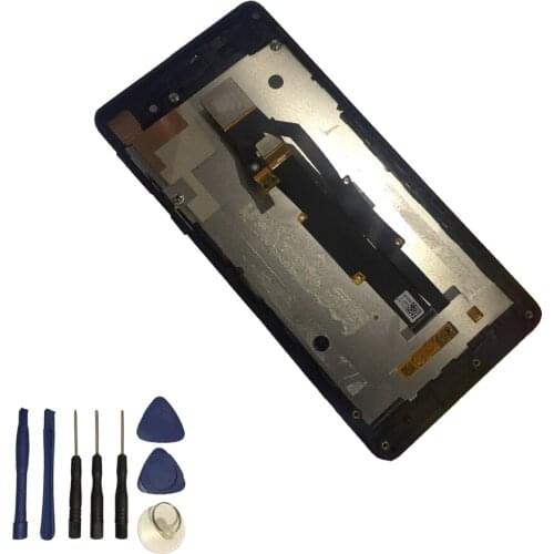 For Sony Xperia E5 F3311 F3313 Touch Screen Digitizer + LCD Display Monitor Module Assembly With Frame + Free Tools