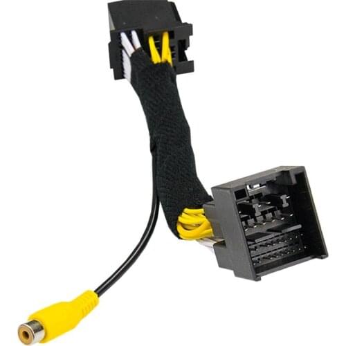 For FORD FOCUS SE ST Sedan Reverse Rear View Backup Camera accessories Video Input Harness Radio Wire Harness AV Plug to Display