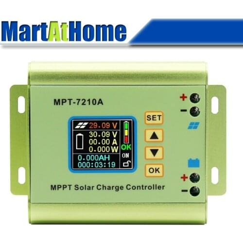 MPT-7210A LCD Display MPPT Solar Panel Charge Controller 24/36/48/60/72V Boost Solar Battery Controllers