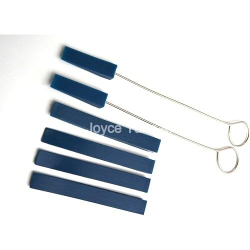 Set of 6pcs Piano Tuning Maintenance Tools Kit For Piano Rubber Wedge Mute Checker