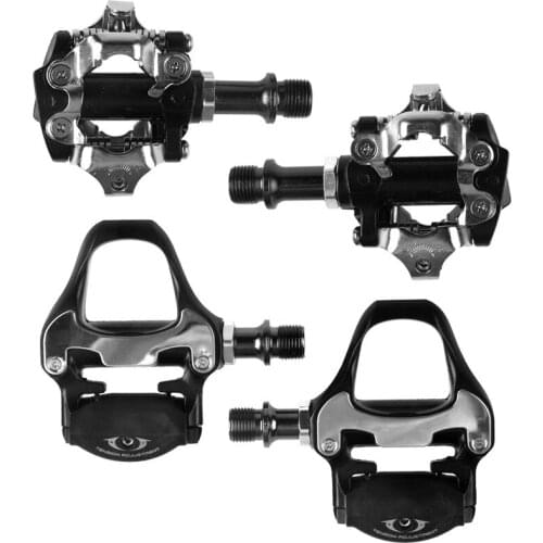 SYUN M101MTB self-locking pedal pressure shaft Aluminum alloy PU+bearing Road bike aluminum alloy lock pedal RD2 anti-skid plate