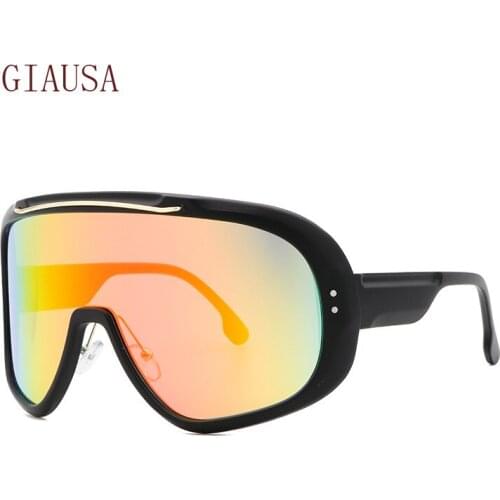 GIAUSA New large frame fashion riding windproof Sunglasses mens and womens sun visors Sunglasses night vision goggles