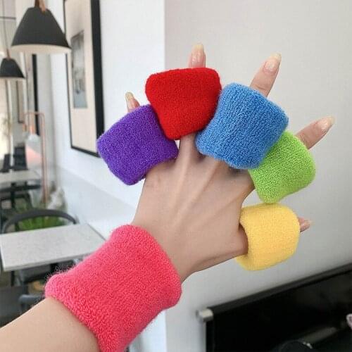 Solid color Wool Girl Elastic Hair Bands Sport Hair Accessories 2020 Gum For Hair ponytail Rubber Bands holder gumki do wlosow