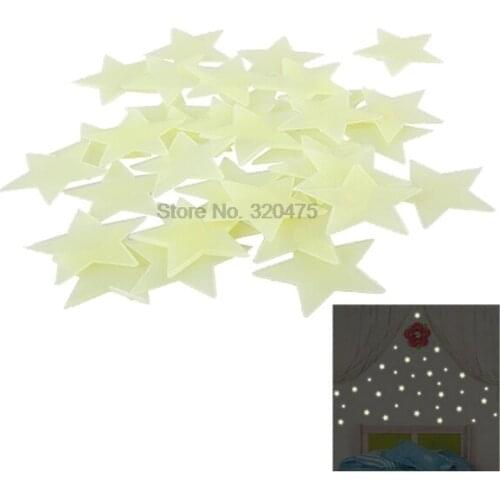 By DHL or EMS 500 lots The glows removable wall sticker,useful bedroom/ceiling adornment Wall paster decorative sticker
