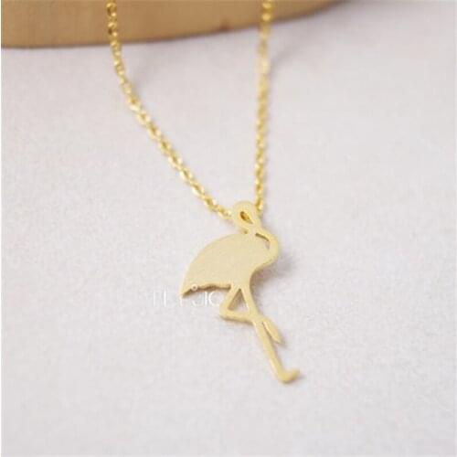 Hot Selling Cute Bird Animal Necklace Jewelry. Flamingo Necklace Jewelry. Bright life Gift For Women