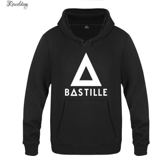 Rock BASTILLE Hoodies Men Hip Hop Fleece Long Sleeve Pullover Sweatshirt Winter Skate Tracksuit Hooded Coat Moleton Masculino