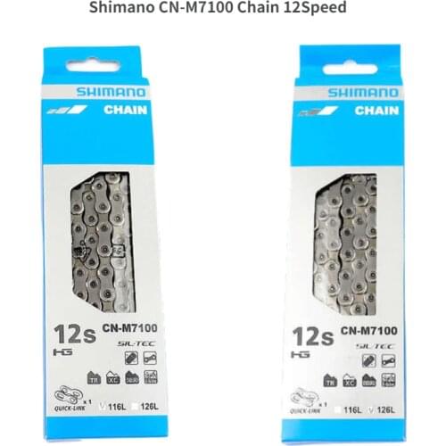 Shimano Deore SLX 12-speed Chain CN M7100 with Quick-Link M7100 chain Mountain Bike Bicycle Chain CN-M7100