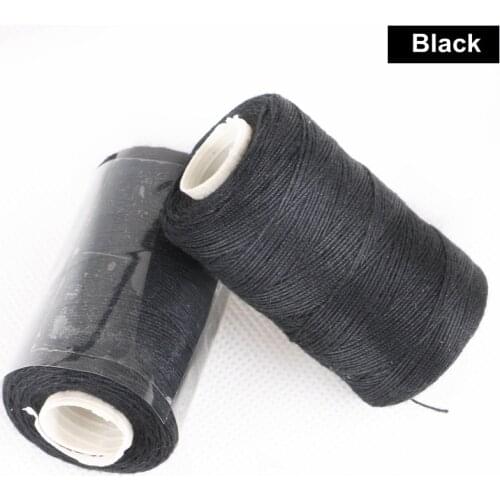 3 Pieces Black/Brown/Blonde 100m-110m Small Roll Thread Machine Sewing Clothing Line