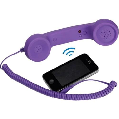Universal Retro Radiation-proof Telephone Handset Headphones for Phone Calls