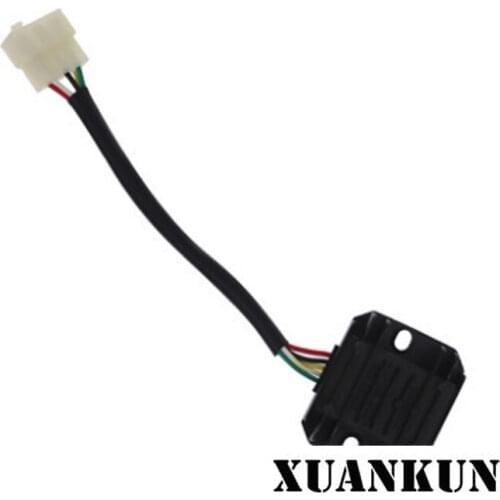 XUANKUN Motorcycle Scooter Type 5 GY6-150 Regulator Rectifier AC Line Voltage Regulator Rectifier