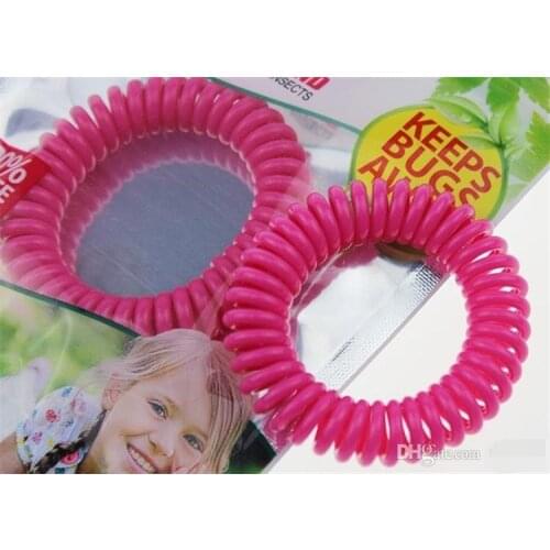 TOP quality Mosquito Repellent Band Bracelets Anti Mosquito Pure Natural Adults and children Wrist band mixed colors Pest Contro