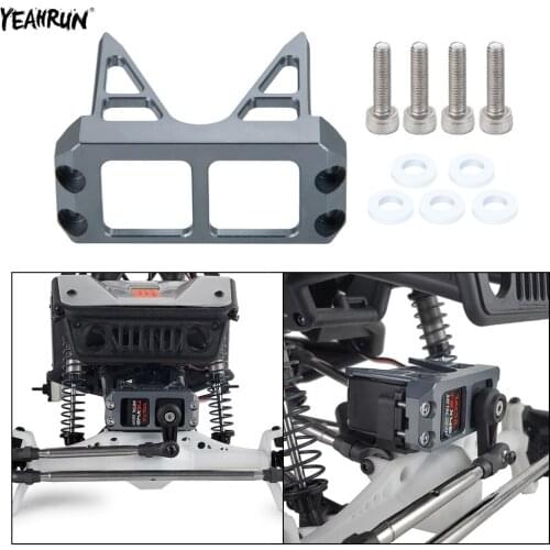 YEAHRUN Metal Axle Servo Protector Cover Plate For 1/10 Axial Wraith 90048 RR10 RC Car Upgrade Parts