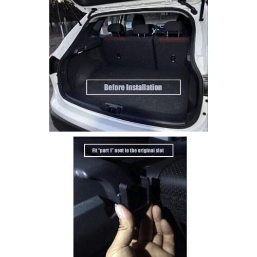 Accessories Fit For nissan qashqai 2008-2015 cargo blind cover parcel shelf shade trunk liner screen retractable boot cover