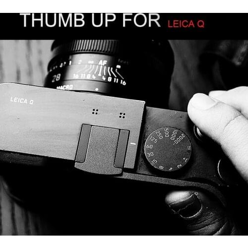 Hot Shoe Cover Aluminum Thumb UP Metal Thumb Rest Thumb Grip For Leica Q