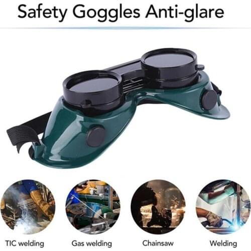 Anti-glare Protective Welding Glasses Portable Welding Goggles With Flip Up Safety Protective Cutting Grinding Glasses Welder