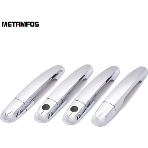 Car Accessories For Kia Sorento 2010 2011 2012 2013 2014 2015 Exterior ABS Chrome Door Handle Catch Cap Cover Decoration Trim