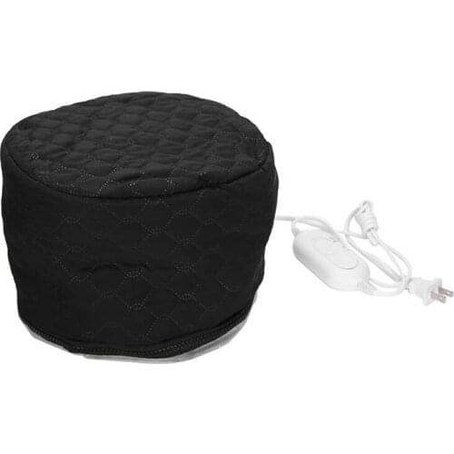 Household Electric Heating Hat Cap Adjustable Hot Oil Treatment Hat Salon Barber Accessories For Hair Care US Plug