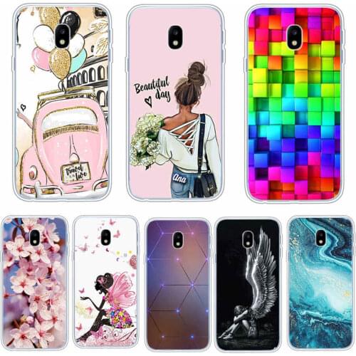 Phone Case For Samsung Galaxy j3 2017 bag Soft TPU silicon shell for Samsung j 3 2017 j330 back cover bumper