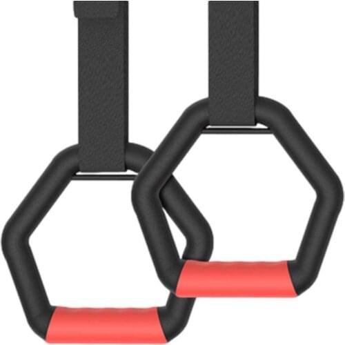 Adult Kids Fitness Gymnastics Rings With Adjustable Straps Door Horizontal Bar Hanging Ring Home Gym Stretching Exercise Pull Up