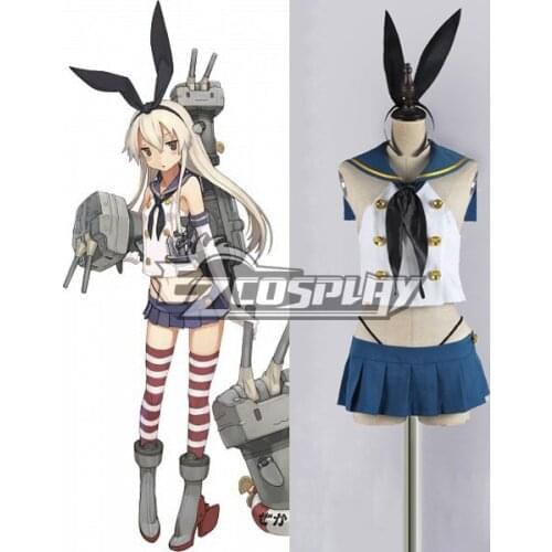 Kantai Collection Shimakaze Sailor Uniform Cosplay Costume E001