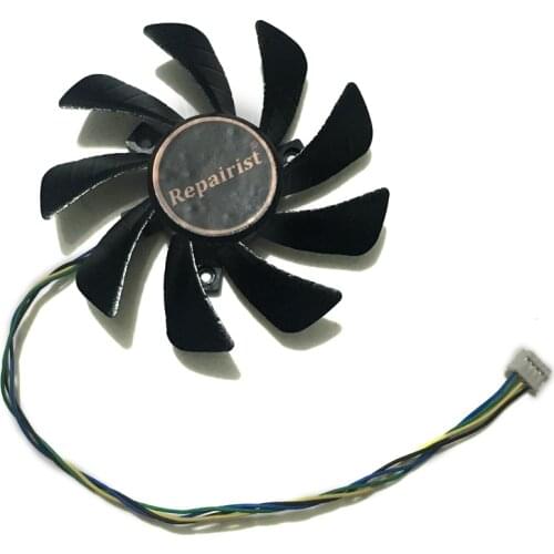 85MM Fan RX 460/550/560 GPU VGA Cooler Video Card Fan For Radeon XFX RX560 RX550 RX460 Graphics just can be as replacement