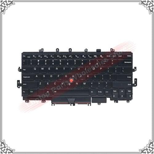 Original Laptop US Keyboard Replacement for Lenovo ThinkPad X1 Yoga 20FQ 20FR Laptop US Backlit Keyboard 00JT864 00PA042 00PA698