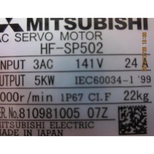 Original Japan servo motor ac 5kw HF-SP502