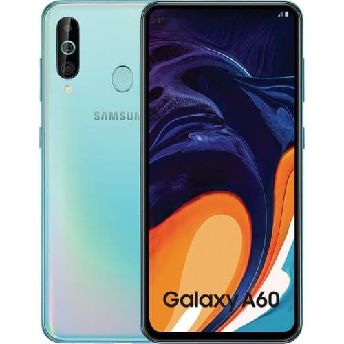 Unlocked Original Samsung Galaxy A60 Mobile Phone Android 6.3" 6GB RAM 64GB ROM 32MP Triple Camera dual sim ,Free Shipping