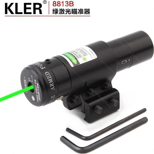 Wide and narrow two-purpose green laser small flashlight green outer line small laser pointer green laser calibration pointer