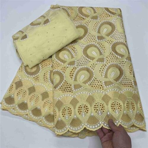 Swiss Lace Fabric 202 Embroidery African Lace Fabrics Dry Lace Swiss Voile Lace in Switzerland For Wedding Dress h13-1