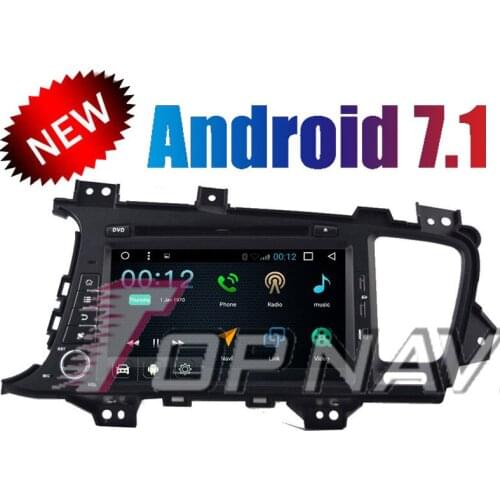 Topnavi Quad Core Android 7.1 Car DVD Multimedia Player for KIA K5 2011- Autoradio GPS Navigation Audio Stereo Bluetooth 2dIN